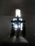 Inside a church