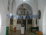 Inside the monastery church.  The monastery is no longer used, but on weekends during the summer, people climb the mountain to help restore and rebuild things.