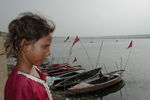 Kid and boats