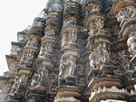 The sculptures here include some mithuna couples.