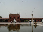Looking toward the main gate across the courtyard