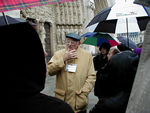 Our volunteer guide, who was wonderful