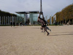 Four-legged flying child