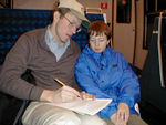 Math on the train (dirty and with leaky windows) to Calais