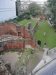 Walls of old London city