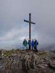 At the very top of Carrauntuohill