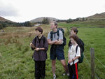 Watching the shepherd and the sheep dogs